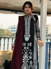 ZAHA Unstitched Embroidered Slub Khaddar 3Pc Suit ZW-22-09 CEYDA