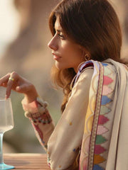 ZAHA Sahel Vol-02 Unstitched Khaddar 3Pc Suit ZW2-21-07 NILOUFER - FaisalFabrics.pk