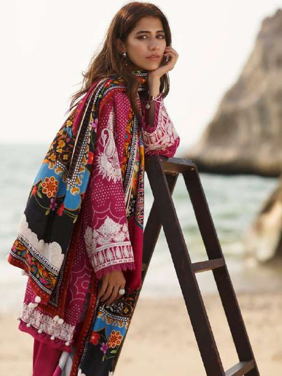 ZAHA Sahel Vol-02 Unstitched Khaddar 3Pc Suit ZW2-21-13 SHANAAR - FaisalFabrics.pk