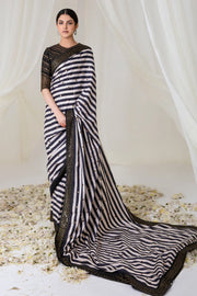 Jazmin Exclusive Unstitched Embroidered Raw Silk Saree JE-06 ZARIA