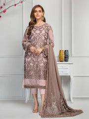 ZARIF Luxury Chiffon Vol-3 Embroidered 3Pc Suit ZR-06 DELILAH - FaisalFabrics.pk