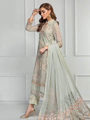 ZARIF Luxury Chiffon Vol-3 Embroidered 3Pc Suit ZR-03 FLORENCE - FaisalFabrics.pk