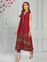 ZARIF Luxury Chiffon Vol-3 Embroidered 3Pc Suit ZR-05 ROSETTE - FaisalFabrics.pk