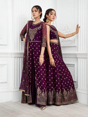 Dastoor by Zarif Luxury Chiffon Unstitched 3 Piece Suit ZD-06 NAYAAB - FaisalFabrics.pk