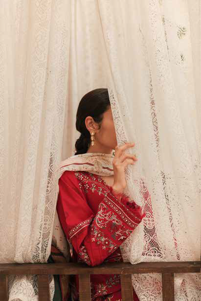 Zara Shahjahan Luxury Lawn Unstitched 3Pc Suit - ZEENAT