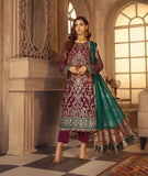 Noor E Rang By Zarif Luxury Unstitched Chiffon 3Pc Suit ZF-04 Mahtaab