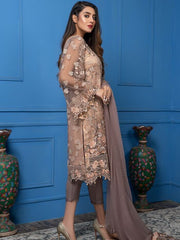 Akbar Aslam Luxury Chiffon Collection 2020 3pc Suit AAC-1104 ZINNIA - FaisalFabrics.pk