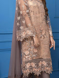 Akbar Aslam Luxury Chiffon Collection 2020 3pc Suit AAC-1104 ZINNIA - FaisalFabrics.pk