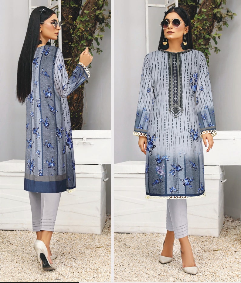 Zircon by Florence Unstitched Digital Printed Staple 2Pc Suit D-05