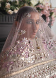 Gossamer by Zaha Unstitched Wedding 3Pc Net Suit ZC2-22-07 ELANZ