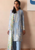 Zaha Lawn 2021 Unstitched Embroidered 3 Piece Suit ZL21-07A Sosan - FaisalFabrics.pk