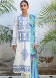 Zaha Lawn 2021 Unstitched Embroidered 3 Piece Suit ZL21-11A Bisha - FaisalFabrics.pk