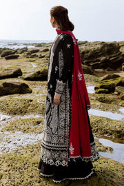 ZAHA by Khadijah Shah EMbroidered Lawn Unstitched 3Pc Suit ZL23-01 A