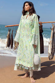 ZAHA by Khadijah Shah EMbroidered Lawn Unstitched 3Pc Suit ZL23-03 B