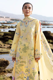 ZAHA by Khadijah Shah EMbroidered Lawn Unstitched 3Pc Suit ZL23-04 A