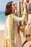 ZAHA by Khadijah Shah EMbroidered Lawn Unstitched 3Pc Suit ZL23-06 B