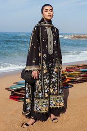ZAHA by Khadijah Shah EMbroidered Lawn Unstitched 3Pc Suit ZL23-07 B