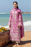 ZAHA by Khadijah Shah EMbroidered Lawn Unstitched 3Pc Suit ZL23-08 B
