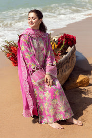 ZAHA by Khadijah Shah EMbroidered Lawn Unstitched 3Pc Suit ZL23-08 B
