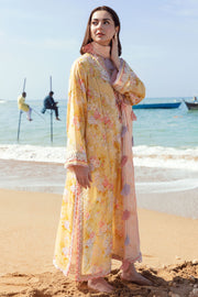 ZAHA by Khadijah Shah EMbroidered Lawn Unstitched 3Pc Suit ZL23-09 A