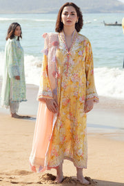 ZAHA by Khadijah Shah EMbroidered Lawn Unstitched 3Pc Suit ZL23-09 A