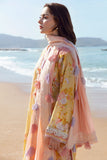 ZAHA by Khadijah Shah EMbroidered Lawn Unstitched 3Pc Suit ZL23-09 A
