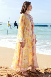 ZAHA by Khadijah Shah EMbroidered Lawn Unstitched 3Pc Suit ZL23-09 A