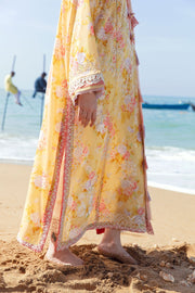 ZAHA by Khadijah Shah EMbroidered Lawn Unstitched 3Pc Suit ZL23-09 A