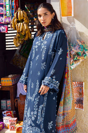 ZAHA by Khadijah Shah EMbroidered Lawn Unstitched 3Pc Suit ZL23-10 A