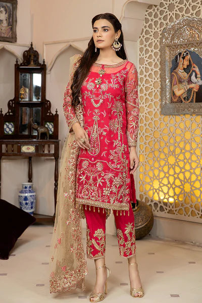 Zainab Manan La Monada Unstitched Luxury Formals Suit ZM-12 Femme
