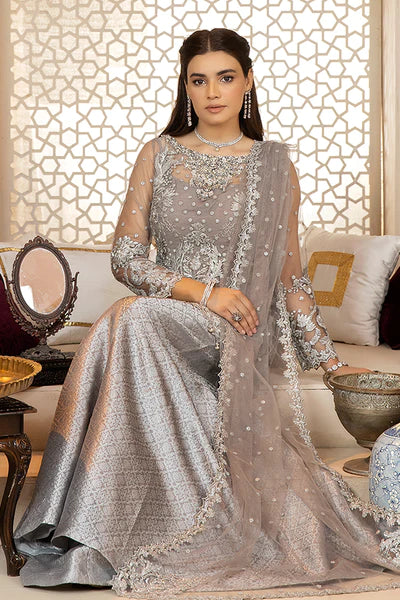 Zainab Manan La Monada Unstitched Luxury Formals Suit ZM-15 Naiad