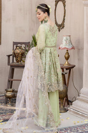 Zahra by Zainab Manan Unstitched Chiffon 3Pc Suit ZM-25 Grandeur Jade