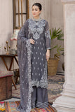 Zahra by Zainab Manan Unstitched Chiffon 3Pc Suit ZM-27 Divine Dream