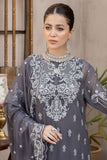 Zahra by Zainab Manan Unstitched Chiffon 3Pc Suit ZM-27 Divine Dream