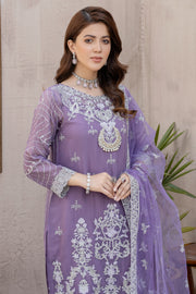 Zahra by Zainab Manan Unstitched Chiffon 3Pc Suit ZM-30 Carolina Florence