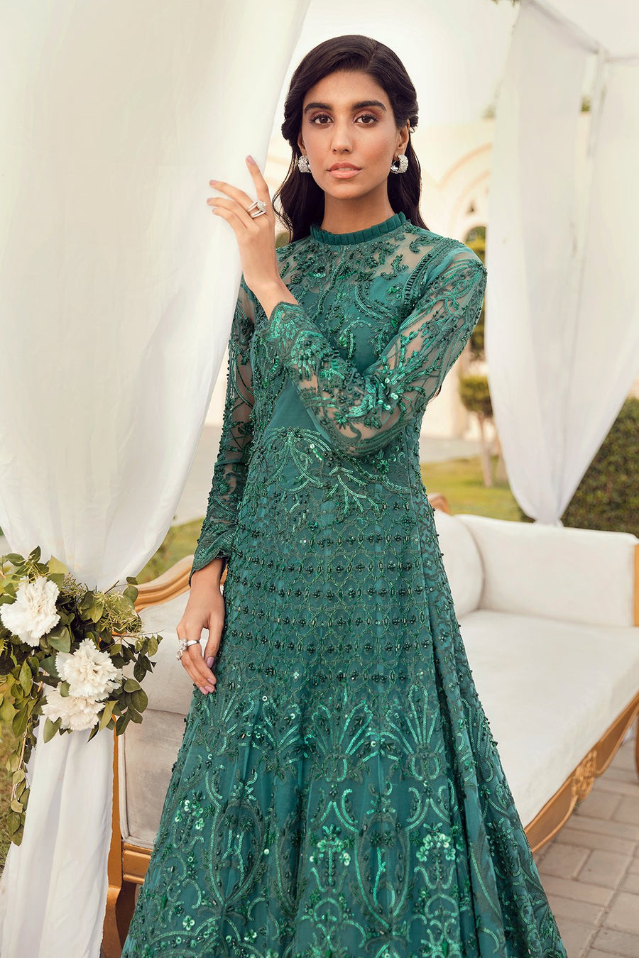 Reign Reignaissance Luxury Wedding Unstitched 3Pc Suit - ZOE - FaisalFabrics.pk