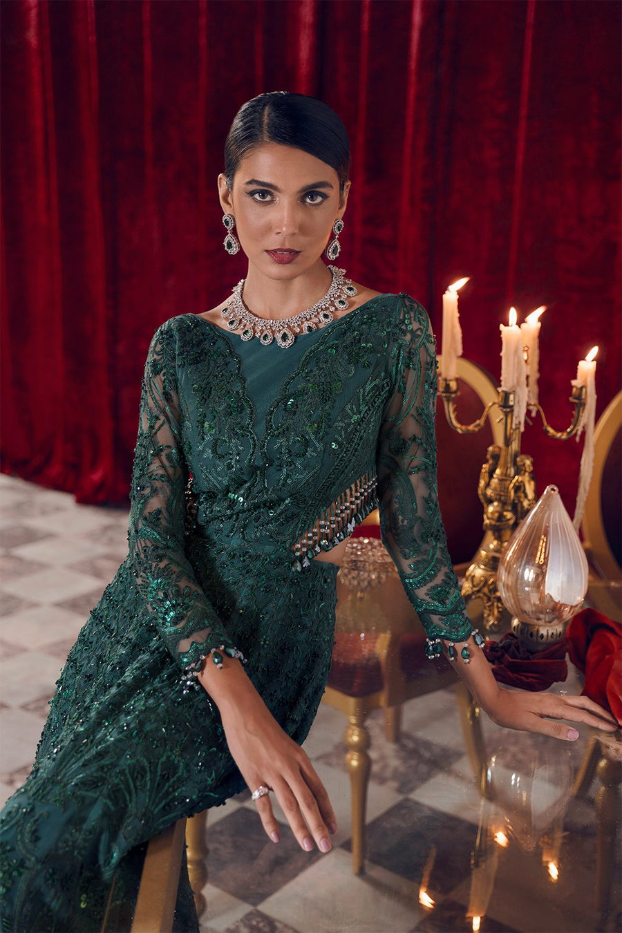 Reign Reignaissance Luxury Wedding Unstitched 3Pc Suit - ZOE - FaisalFabrics.pk