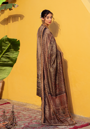 Zarqash Tresor Luxe Lawn Unstitched Embroidered 3 Piece Suit ZQ 3A