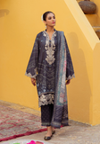 Zarqash Tresor Luxe Lawn Unstitched Embroidered 3 Piece Suit ZQ 5B