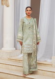 Zarqash Tresor Luxe Lawn Unstitched Embroidered 3 Piece Suit ZQ 6A