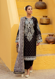 Zarqash Tresor Luxe Lawn Unstitched Embroidered 3 Piece Suit ZQ 9A