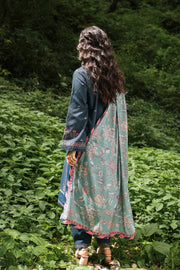 COCO by Zara Shahjahan Unstitched Embroidered 3Pc Suit D-1B
