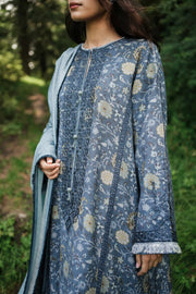 COCO by Zara Shahjahan Unstitched Embroidered 3Pc Suit D-8A