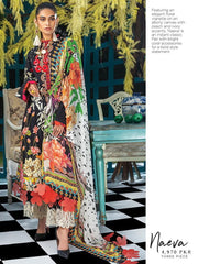 ZAHA Lawn Spring Summer 2020 3PC Embroidered Lawn Suit ZL20-05 Naeva - FaisalFabrics.pk