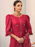 Zara Ali Modal Embroidered 3Pc Suit with Trip Viscose Shawl ZA-W-05 - FaisalFabrics.pk