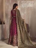 Zarif Mah e Gul Luxury Chiffon 3Pc Suit Wedding Collection ZW-01 Jahanara - FaisalFabrics.pk