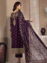 Zarif Mah e Gul Luxury Chiffon 3Pc Suit Wedding Collection ZW-04 Hayat - FaisalFabrics.pk