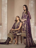 Zarif Mah e Gul Luxury Chiffon 3Pc Suit Wedding Collection ZW-04 Hayat - FaisalFabrics.pk