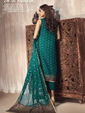 Zarif Mah e Gul Luxury Chiffon 3Pc Suit Wedding Collection ZW-05 Abshaar - FaisalFabrics.pk