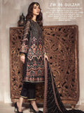 Zarif Mah e Gul Luxury Chiffon 3Pc Suit Wedding Collection ZW-06 Gulzar - FaisalFabrics.pk